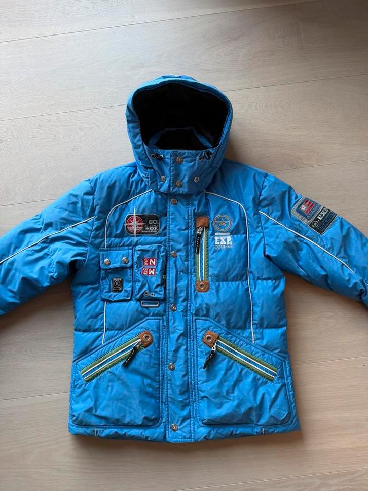Bogner ski jack expedition maat L, Kleding | Heren, Jassen | Winter, Zo goed als nieuw, Blauw, Ophalen of Verzenden