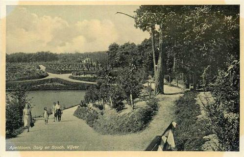 (300-012-023) Apeldoorn Berg en Bosch Vijver, Verzamelen, Ansichtkaarten | Nederland, Gelderland, Verzenden