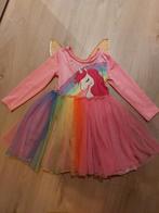 H&M Eenhoorn Regenboogjurkje 98/104, Ophalen of Verzenden, Zo goed als nieuw, H&M, Meisje