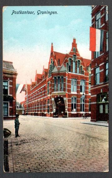 Oude Ansicht - Groningen - POSTKANOOR -  1912 - Gr beschikbaar voor biedingen