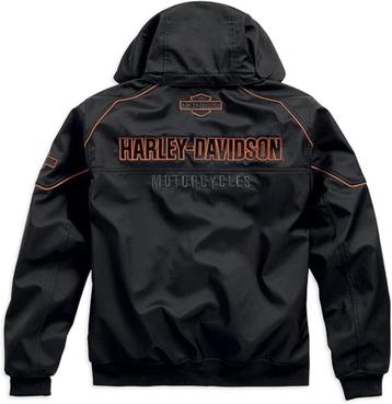 Harley Windproof Soft Shell Jacket, B&S, Nieuw.