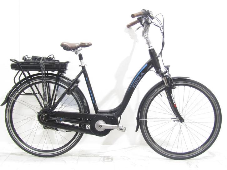 Keola Zeeland zwart dames 53cm 28inch, Fietsen en Brommers, Elektrische fietsen, Gebruikt, Overige merken, 51 tot 55 cm
