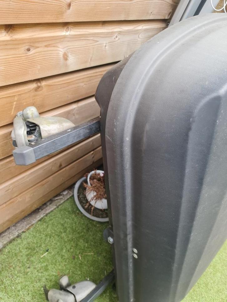 Dakkoffer + Daksteunen Seat Altea, Auto diversen, Dakkoffers, Gebruikt, Ophalen