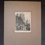 Ets Delfshaven Marius Janssen, Antiek en Kunst, Ophalen of Verzenden