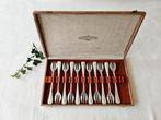 11 verzilverde oestervorkjes model Hollands Glad, Ophalen of Verzenden
