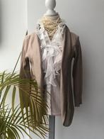 Als Nieuw Sfera vest beige goud m l 38 40, Kleding | Dames, Truien en Vesten, Maat 38/40 (M), Verzenden, Beige, Zo goed als nieuw