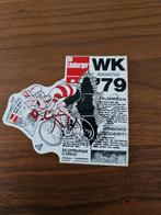 5034 De Limburger WK Wielrennen 1979 Sticker, Ophalen of Verzenden, Gebruikt, Sport