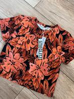 New floral top Stieglitz XS NIEUW topje black Orange shirt, Stieglitz, Nieuw, Maat 34 (XS) of kleiner, Ophalen of Verzenden