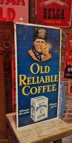 Reclamebord koffie bord mancave keuken bar decoratie, Ophalen of Verzenden, Gebruikt, Reclamebord