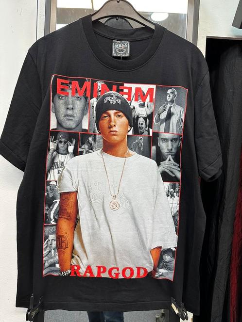 Eminem t-shirt maat L 2 kanten opdruk, Kleding | Heren, T-shirts, Nieuw, Maat 52/54 (L), Zwart, Ophalen of Verzenden