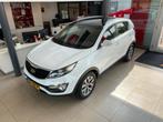 Kia Sportage 1.6 GDI DynamicPlusLine,Panoramadak,Naviagtie,A, 4 cilinders, Wit, Origineel Nederlands, Grijs