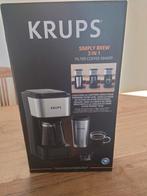 Krups, Afneembaar waterreservoir, Gebruikt, Koffiemachine, Gemalen koffie