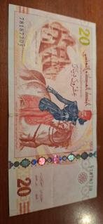 Gebruikt bankbiljet uit Tunesië 20 Dinar van 2011, Postzegels en Munten, Bankbiljetten | Europa | Niet-Eurobiljetten, Ophalen of Verzenden