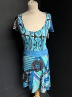 Mooie blauwe dames jurk van DESIGUAL maat M, Maat 38/40 (M), Blauw, Ophalen of Verzenden, Zo goed als nieuw