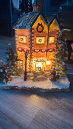 3d huis met verlichting, Ophalen of Verzenden, Zo goed als nieuw