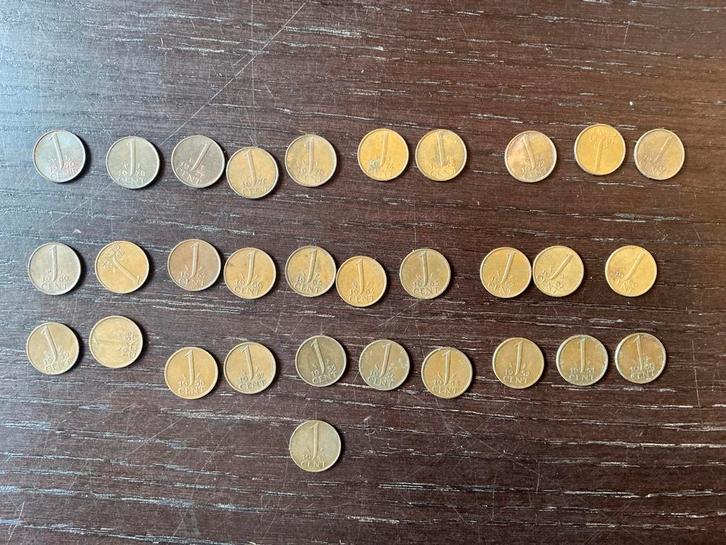 Complete 1 cent serie Juliana (1950-1979) + 1948, Postzegels en Munten, Munten | Nederland, Setje, 1 cent, Koningin Juliana, Ophalen of Verzenden