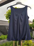 Dames dubbele top miss etam maat M / L marine blauw, Kleding | Dames, Ophalen of Verzenden, Zo goed als nieuw, Zonder mouw