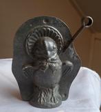 Antieke chocoladevorm: Vogel met hoed, Ophalen of Verzenden