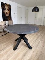 Eettafel, Huis en Inrichting, Tafels | Eettafels, Ophalen, Marmer, Rond, Zo goed als nieuw