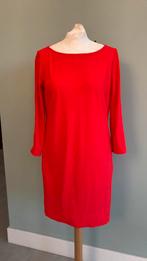 LaDress Xs zgan jurk rood travelstof knoopjes en zakjes, Ophalen of Verzenden, Zo goed als nieuw, Maat 34 (XS) of kleiner, Rood