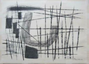 GEOMETRISCH ABSTRACT==Dolf Breetvelt 1892-1975==c a 1950== beschikbaar voor biedingen