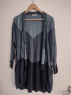 vest Skunkfunk blauwtinten gebreid maat M/L, Kleding | Dames, Ophalen of Verzenden, Gedragen, Maat 42/44 (L), Blauw