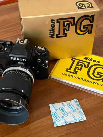 Nikon FG & zoom-nikkor c auto 43-86mm f3.5 beschikbaar voor biedingen