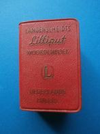 Langenscheidts Lilliput woordenboek Nederlands - Engels 1956, Antiek en Kunst, Antiek | Boeken en Bijbels, Ophalen of Verzenden