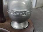 Vintage Zout- en Peperstel Tin/Hout, Antiek en Kunst, Ophalen of Verzenden