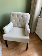 Mooie Witte Stoel - Comfortabel & Stijlvol, Huis en Inrichting, Fauteuils, Ophalen, Gebruikt, Stof, 50 tot 75 cm
