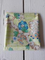 Prachtige quiltstof bloem - groen/blauw/zand, Ophalen of Verzenden, Nieuw, Groen, Katoen