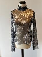 Heel goed zwart wit bloem print Zara blouse shirt S 36 flare, Ophalen of Verzenden, Zo goed als nieuw, Maat 36 (S), Zara