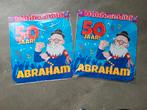 Huldeschild Abraham, 2 stuks, Hobby en Vrije tijd, Feestartikelen, Ophalen, Nieuw, Versiering, Abraham of Sarah
