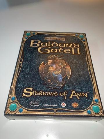 Baldur's Gate II: Shadows of Amn - PC Game big box 4 cd’s beschikbaar voor biedingen
