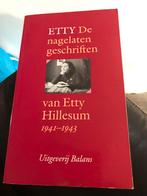 E. Hillesum - Etty - De nagelaten geschriften., Ophalen of Verzenden, Gelezen, E. Hillesum, Sport