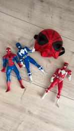 Spiderman poppen en powerranger / masker/ speelgoed/, Kinderen en Baby's, Speelgoed | Actiefiguren, Ophalen, Gebruikt