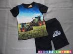 Korte Broek en T Shirt met Tractor Print Fendt 110/116