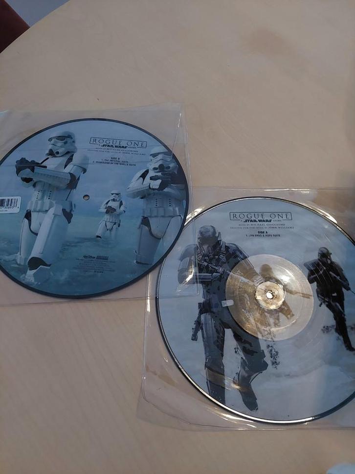 Star Wars – Rogue One Picture Disc Vinyl (2 stuks)., Verzamelen, Overige Verzamelen, Zo goed als nieuw, Ophalen of Verzenden