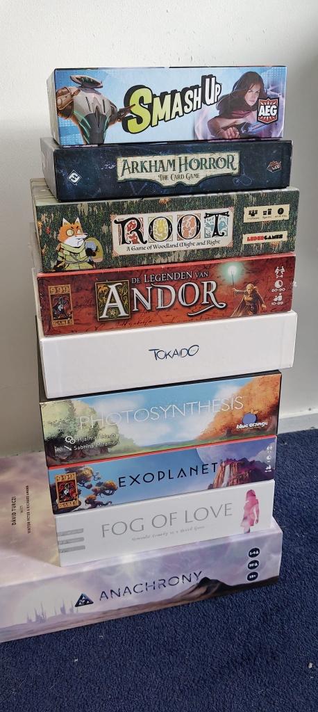 Verschillende bordspellen, Hobby en Vrije tijd, Gezelschapsspellen | Bordspellen, Zo goed als nieuw, Een of twee spelers, Drie of vier spelers