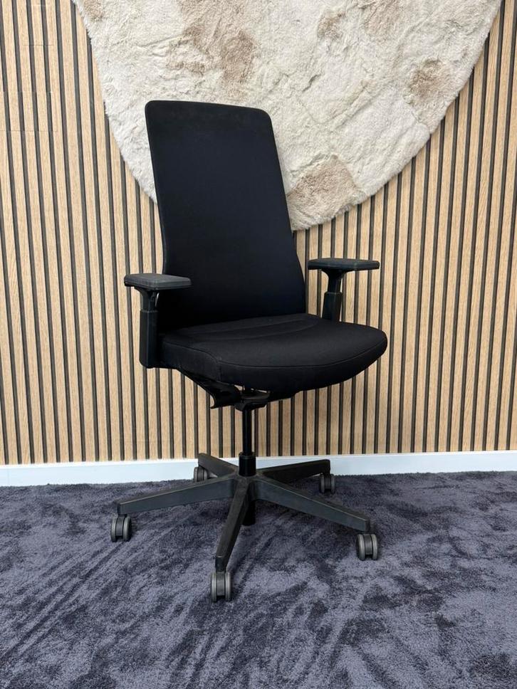 Bureaustoel Interstuhl pure (zwart), Huis en Inrichting, Bureaustoelen, Gebruikt, Zwart, Ophalen of Verzenden