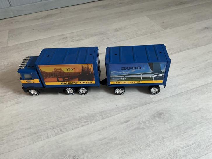 BANDAG auto + aanhanger, Hobby en Vrije tijd, Modelauto's | 1:87, Nieuw, Bus of Vrachtwagen, Ophalen of Verzenden