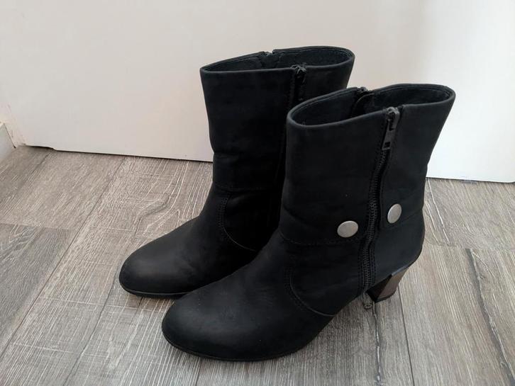 Wolky enkellaars zwart maat 40, Kleding | Dames, Schoenen, Zo goed als nieuw, Schoenen met hoge hakken, Zwart, Ophalen of Verzenden