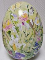 Handgeschilderde eitjes 16cm OPRUIMING., Overige kleuren, Nieuw, Ophalen of Verzenden, Glas