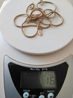 Doüble ketting, Sieraden, Tassen en Uiterlijk, Kettingen, Verstelbaar, Ophalen of Verzenden, Zo goed als nieuw, Goud