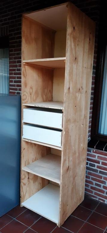 Houten open kast 