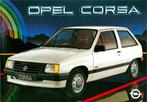 Folder Opel Corsa 1983, Verzenden, Gelezen, Opel