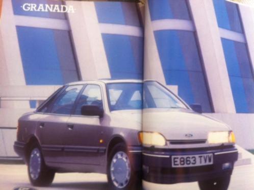 Ford Engeland incl Granada en Scorpio brochure/auto folder, Boeken, Auto's | Folders en Tijdschriften, Ford, Verzenden