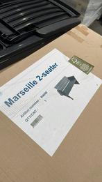 Grijze tuinbank, Ophalen, Zo goed als nieuw, Hout