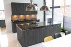 Showroom keuken BEDA Fantasia kleur Bruchiato afwerking 3-d, Ophalen, Bruin, Overige typen, Met kookeiland