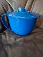 Tupperware magnetron blauw microcook 1 liter, Ophalen of Verzenden, Gebruikt, Blauw